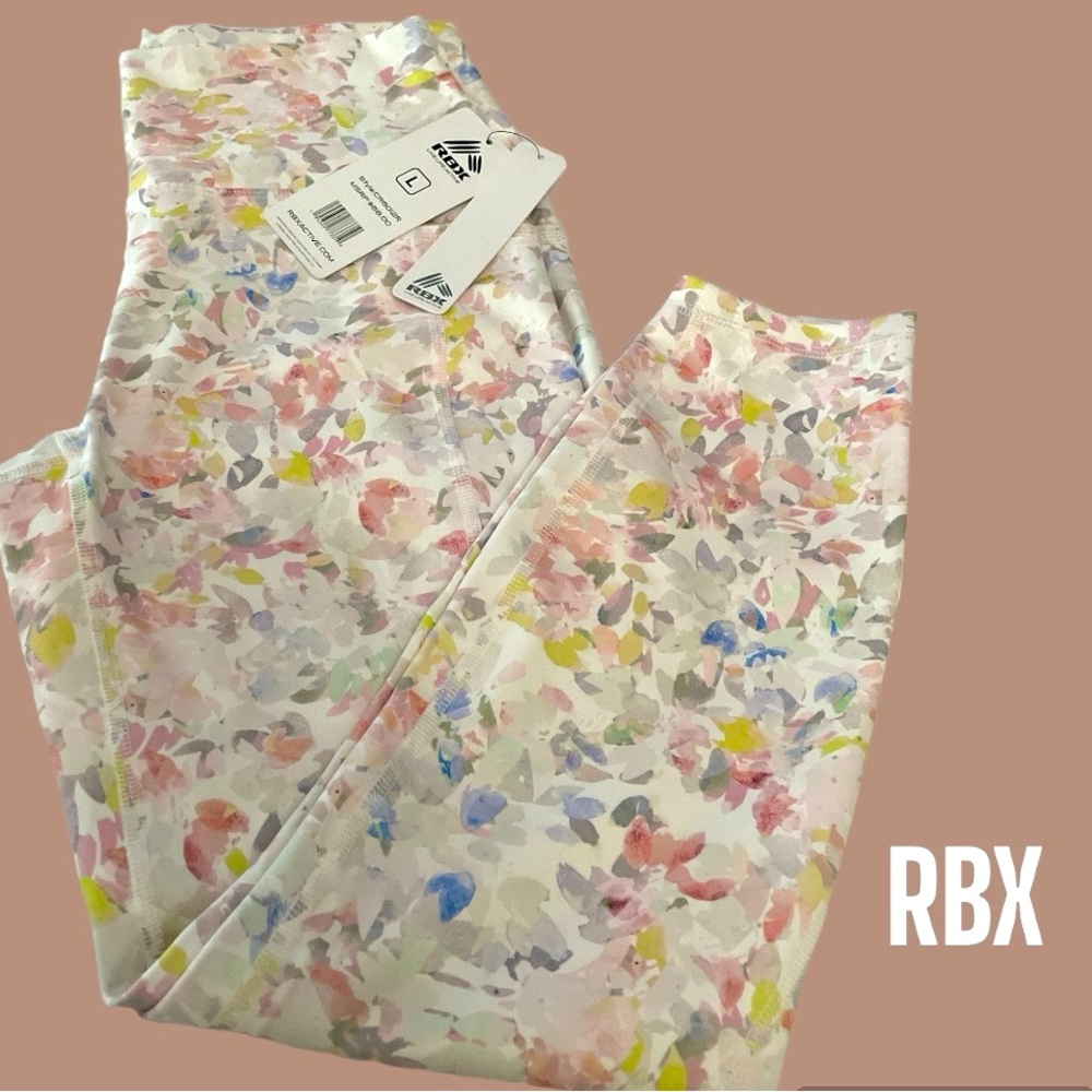 RBX Pastel Women’s Leggings, Spandex, Active Wear SZ Large NWT
